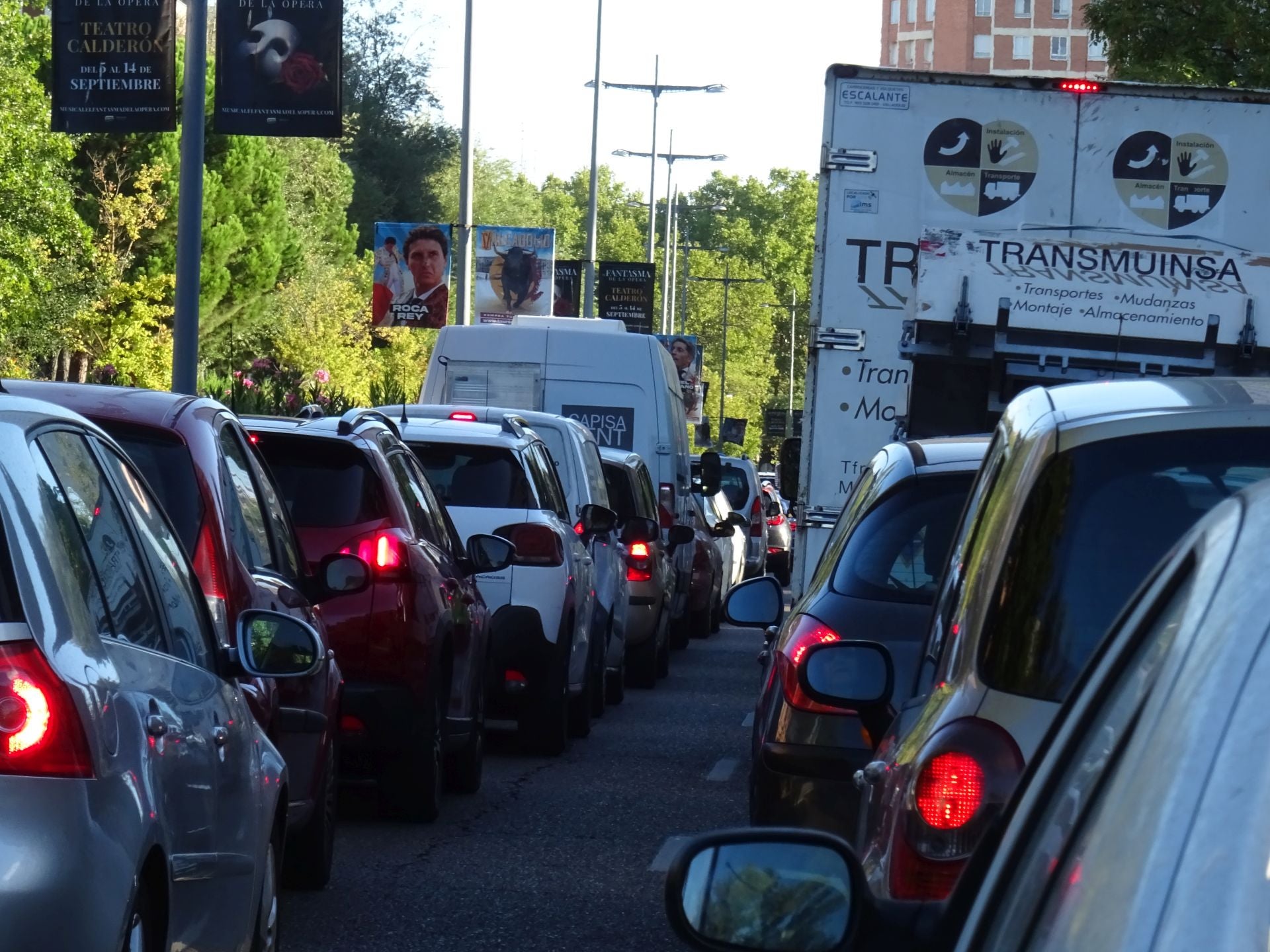 Las fotos del cierre al tráfico de Valladolid antes de la contrarreloj de La Vuelta