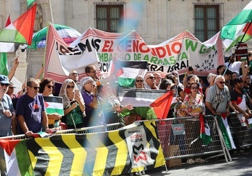 Palestina también «gana» la crono de Valladolid: Las multitudinarias protestas opacan la Vuelta