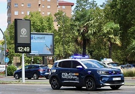 Imagen de archivo de un vehículo policial en Valladolid.