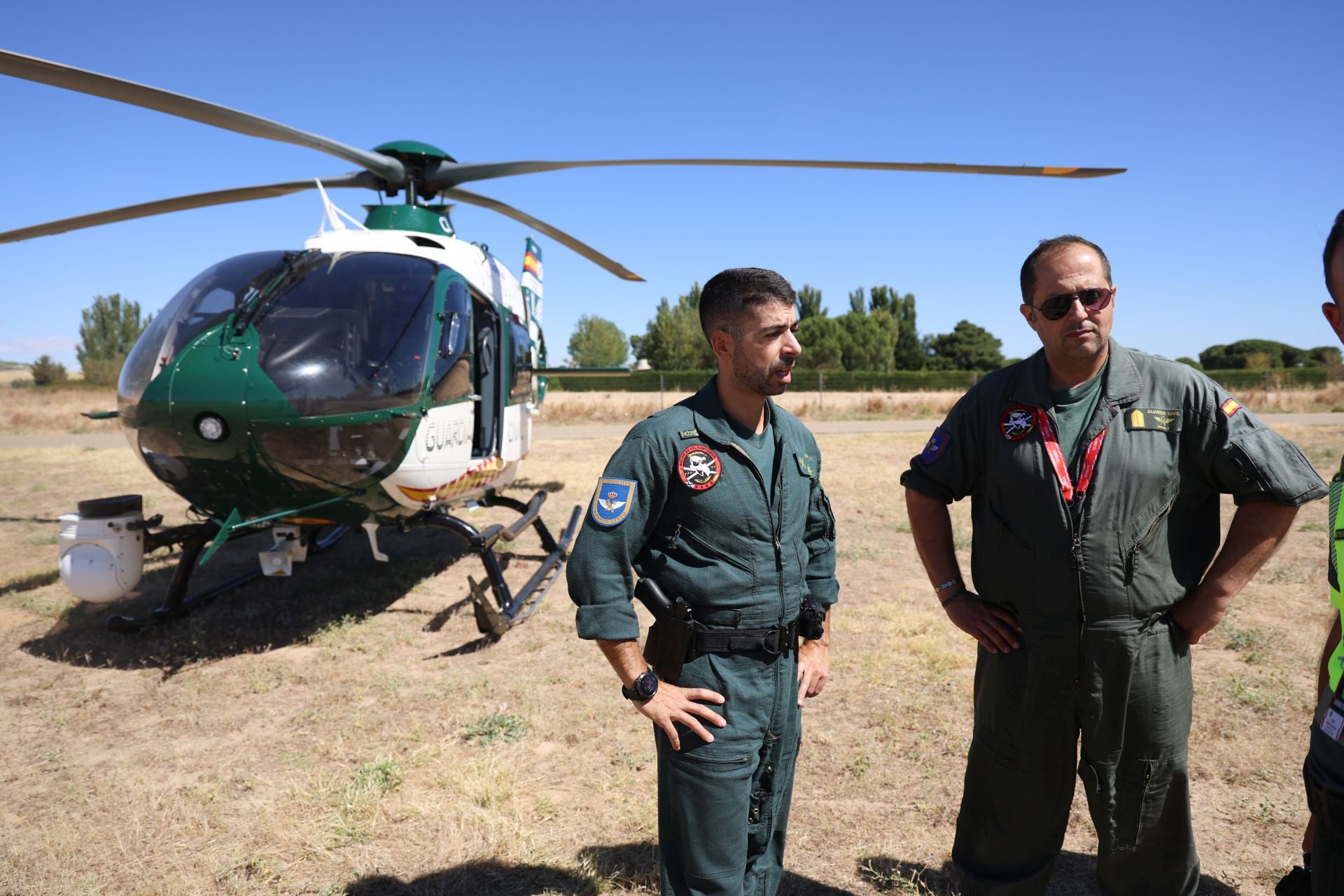 Las imágenes de La Vuelta a través del helicoptero de la Guardia Civil