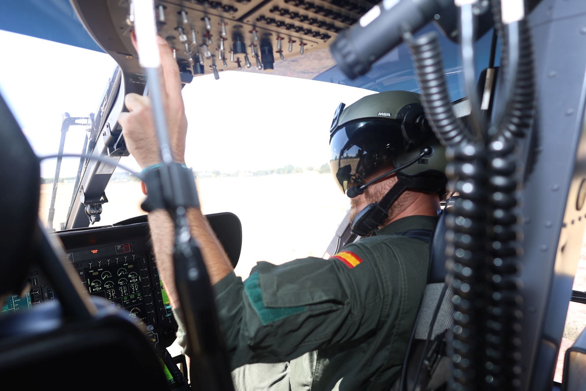 Las imágenes de La Vuelta a través del helicoptero de la Guardia Civil