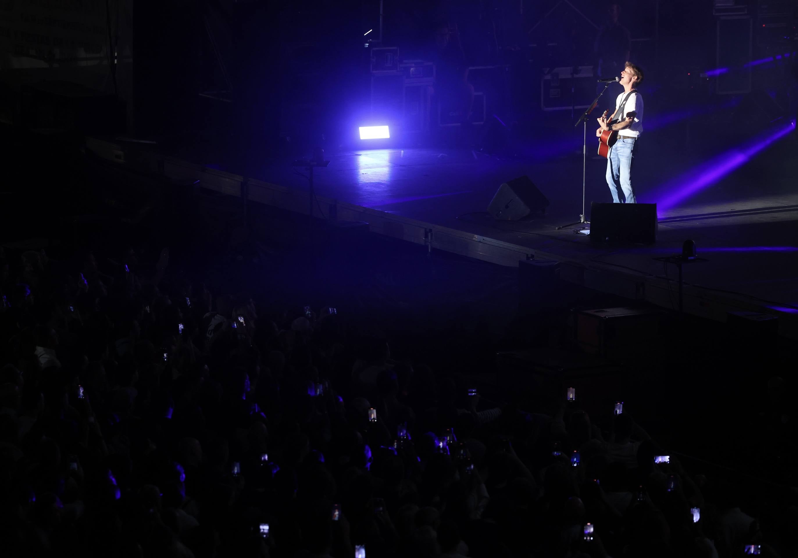 El concierto de James Blunt, en imágenes