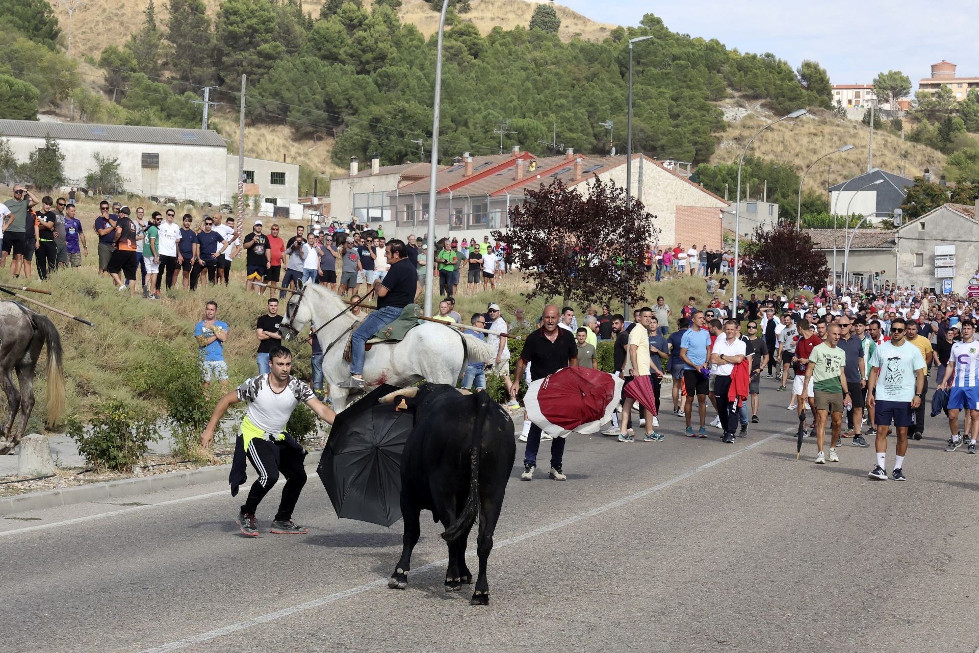 El encierro de Portillo, en imágenes