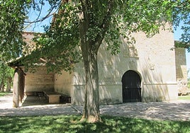 Entrada a la ermita de la Virgen de Castilviejo