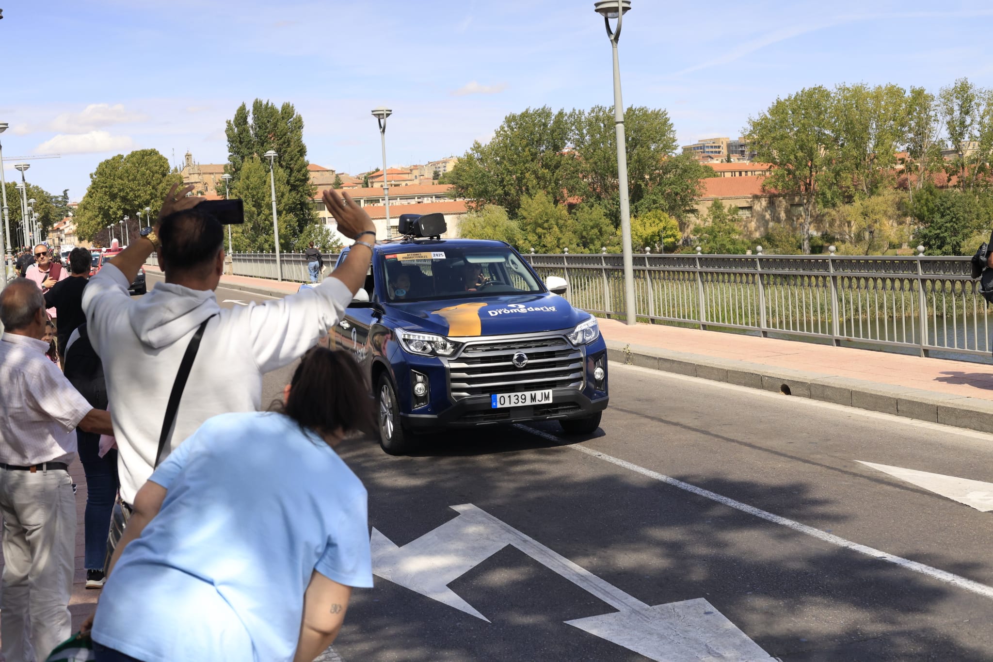 El paso de la Vuelta por Salamanca: más aplausos que banderas y un líder &#039;pillo&#039;