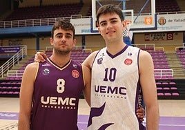 Imágenes de las nuevas camisetas del CBC Valladolid presentadas este viernes en el Polideportivo Pisuerga