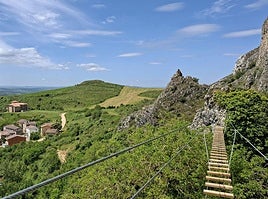 Vía ferrata en el entorno de Garoña.