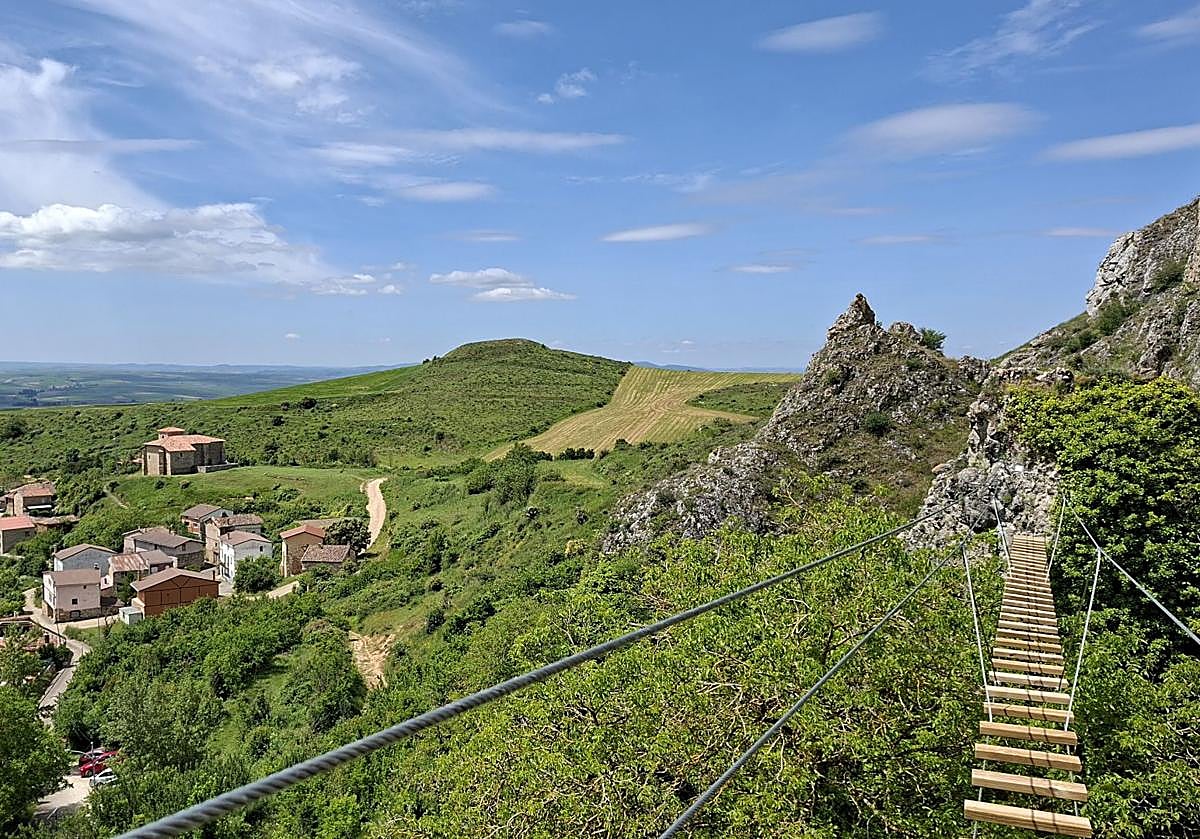 Vía ferrata en el entorno de Garoña.