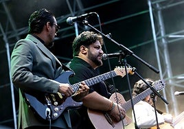 El grupo vallisoletano D'Alma, durante un momento del concierto.