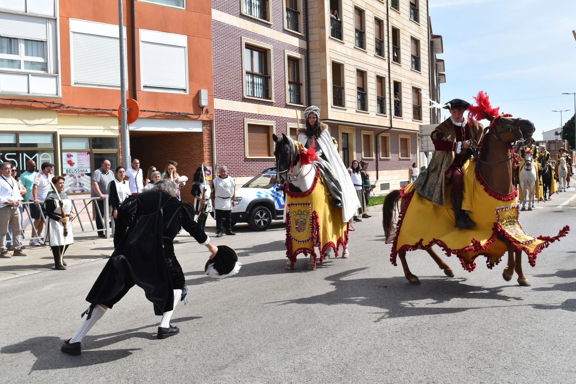 Carlos I y su hermana Leonor regresan a Aguilar de Campoo
