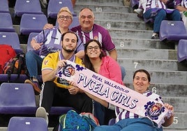 Imágenes de la afición en el José Zorrilla durante el Real Valladolid - UD Almería