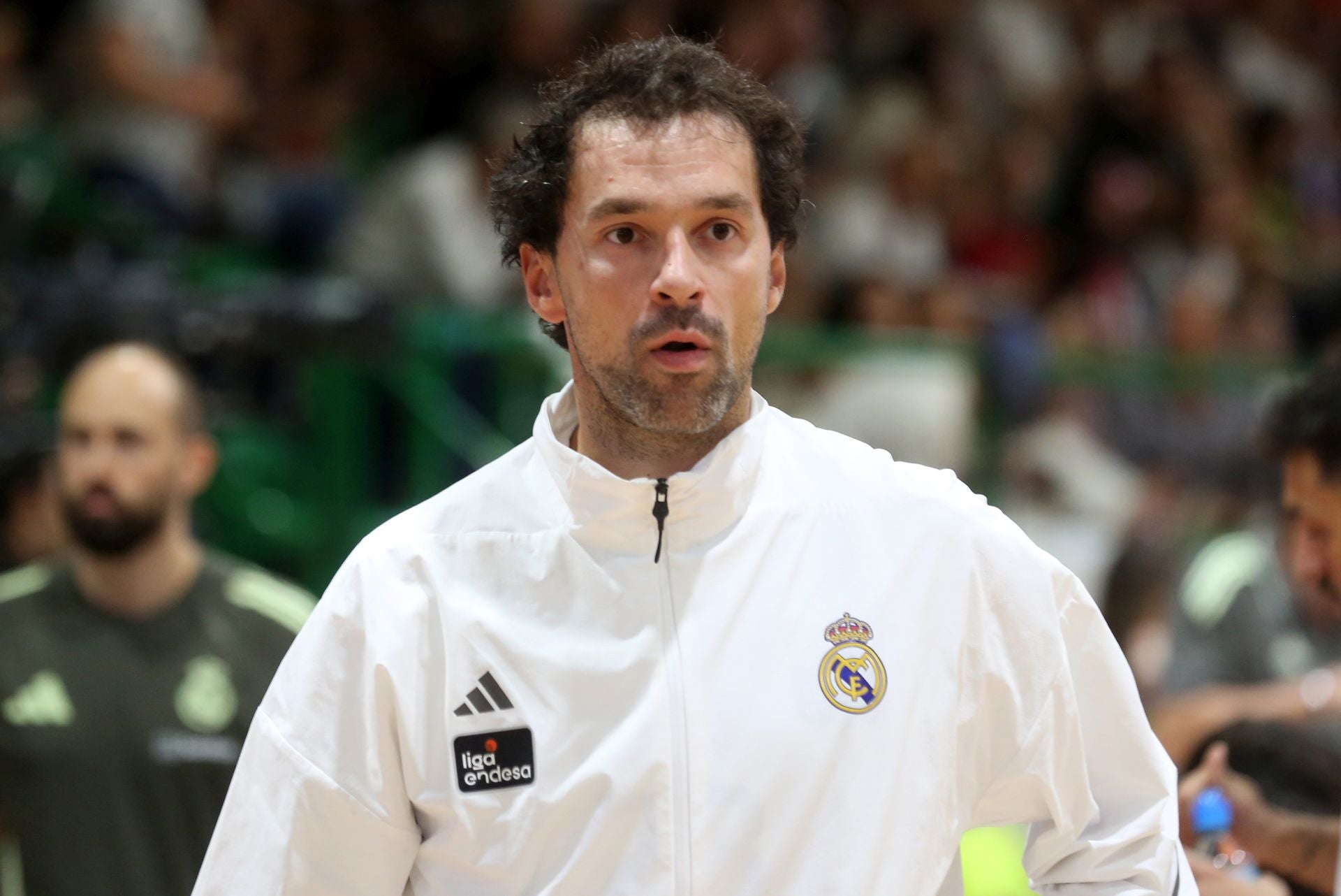 Fotos del partido de baloncesto entre el Madrid y Zaragoza en Segovia