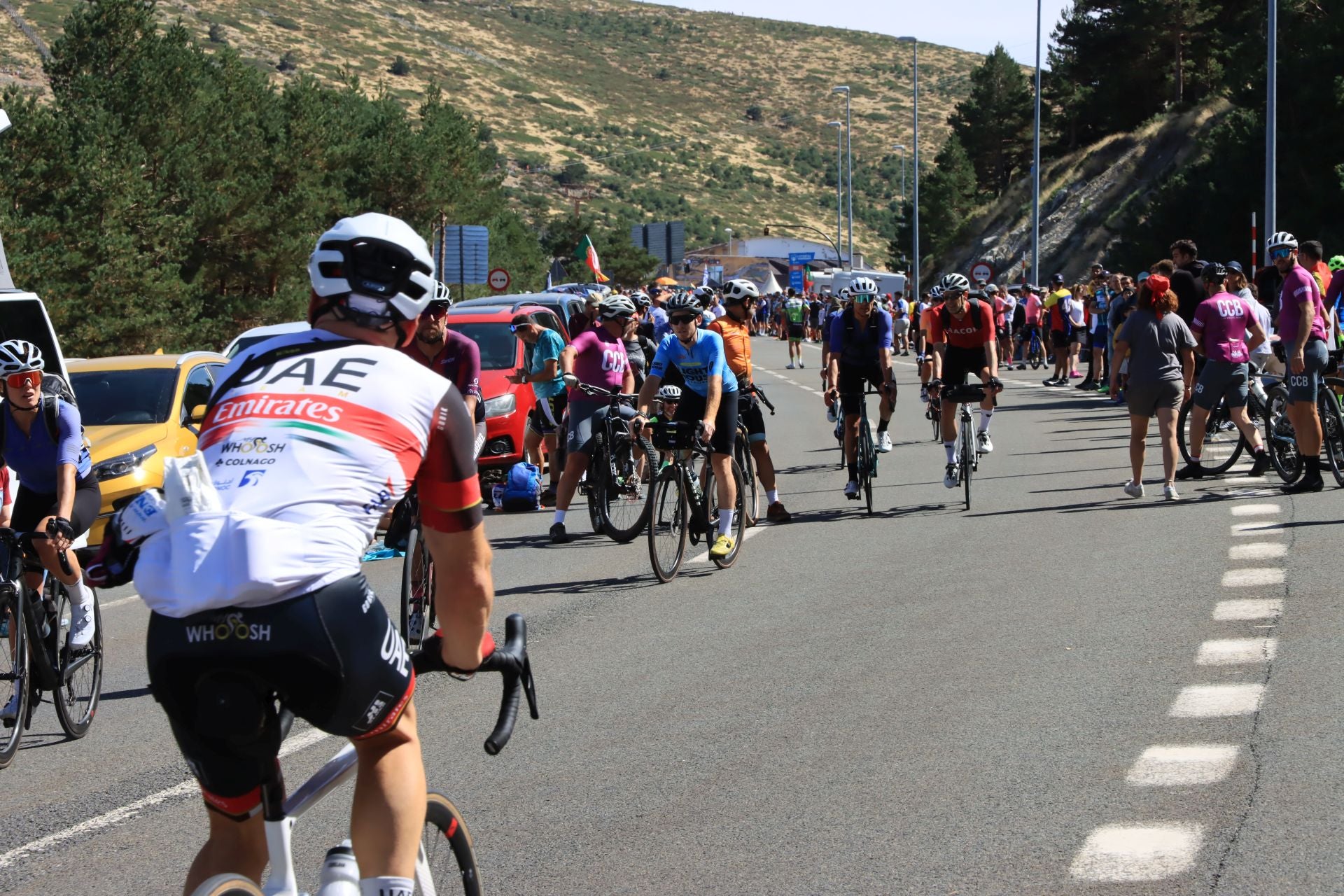 Fotos de la Vuelta en el Puerto de Navacerrada