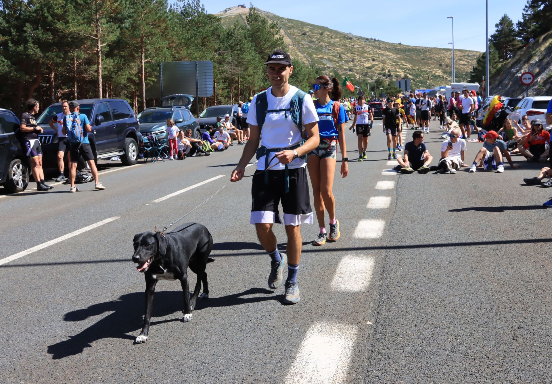 Fotos de la Vuelta en el Puerto de Navacerrada