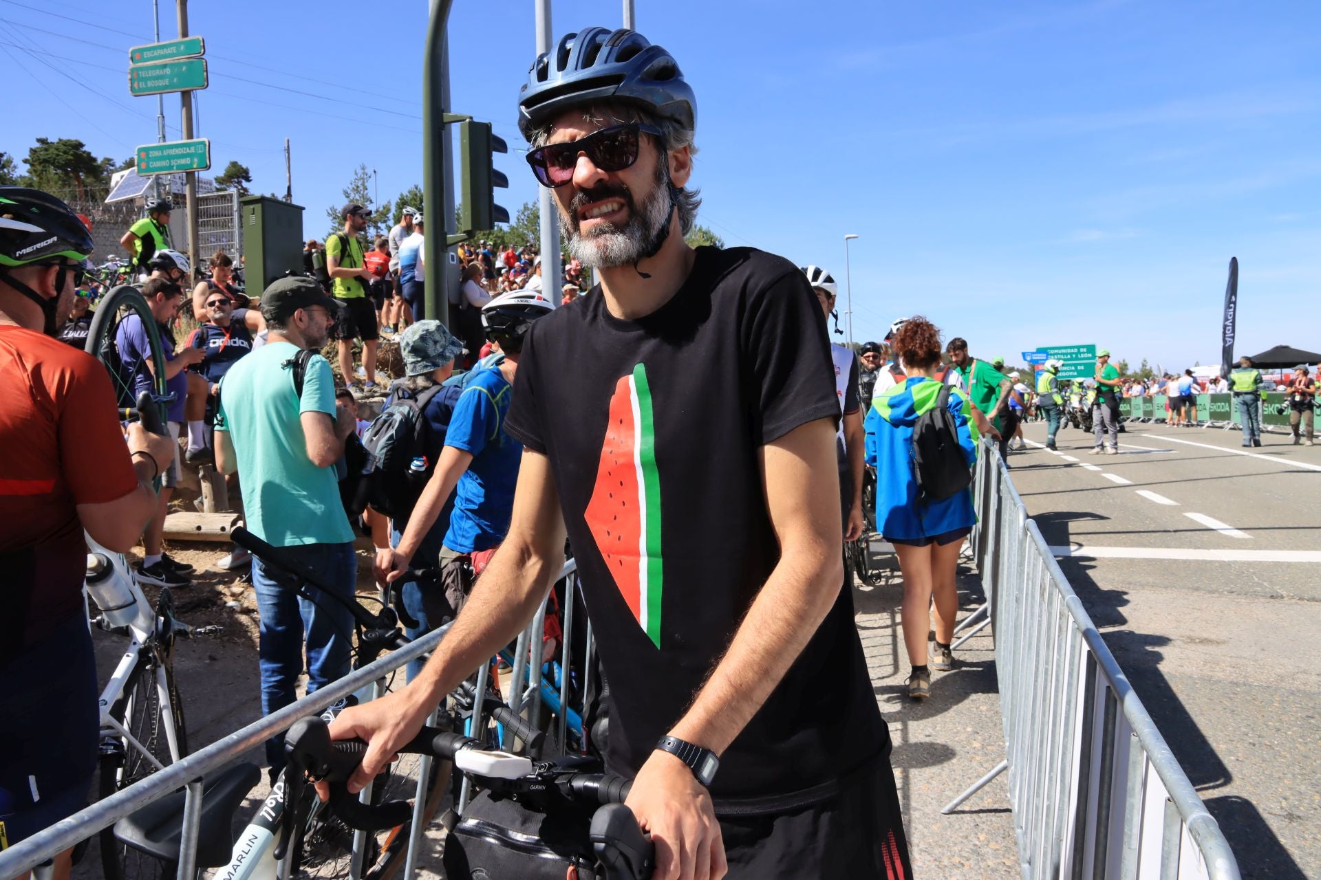 Fotos de la Vuelta en el Puerto de Navacerrada