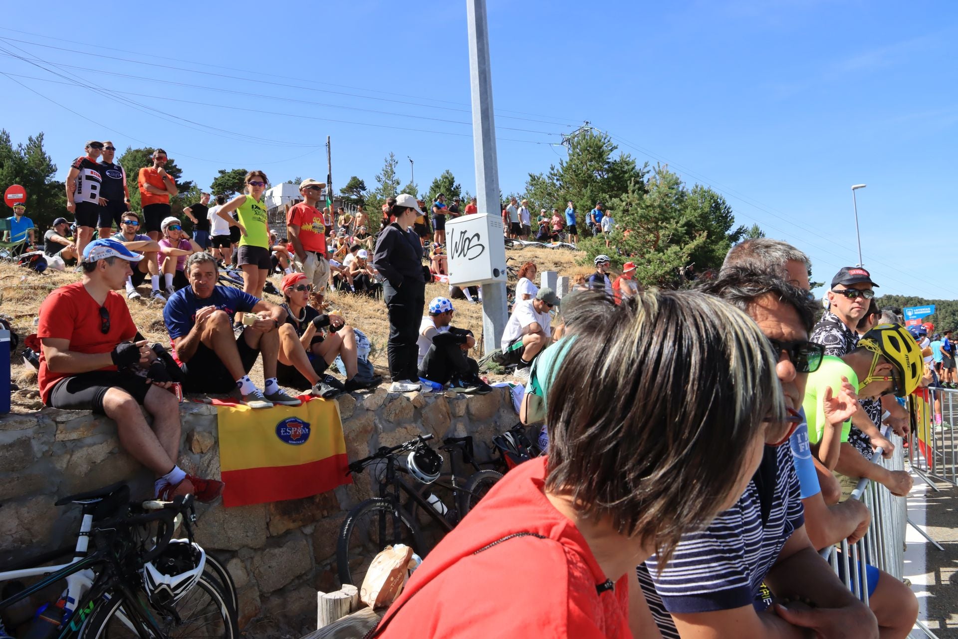 Fotos de la Vuelta en el Puerto de Navacerrada