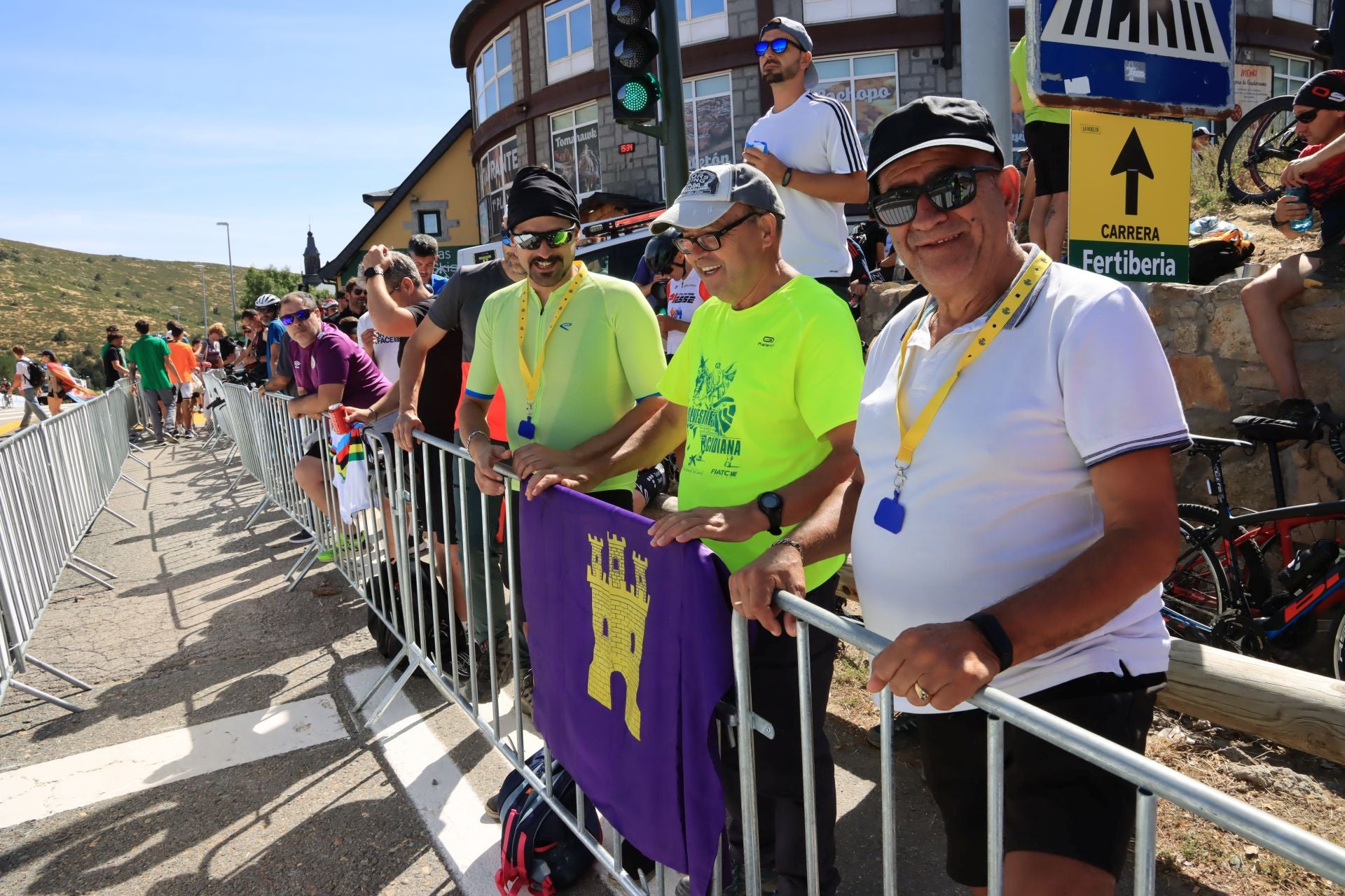 Fotos de la Vuelta en el Puerto de Navacerrada