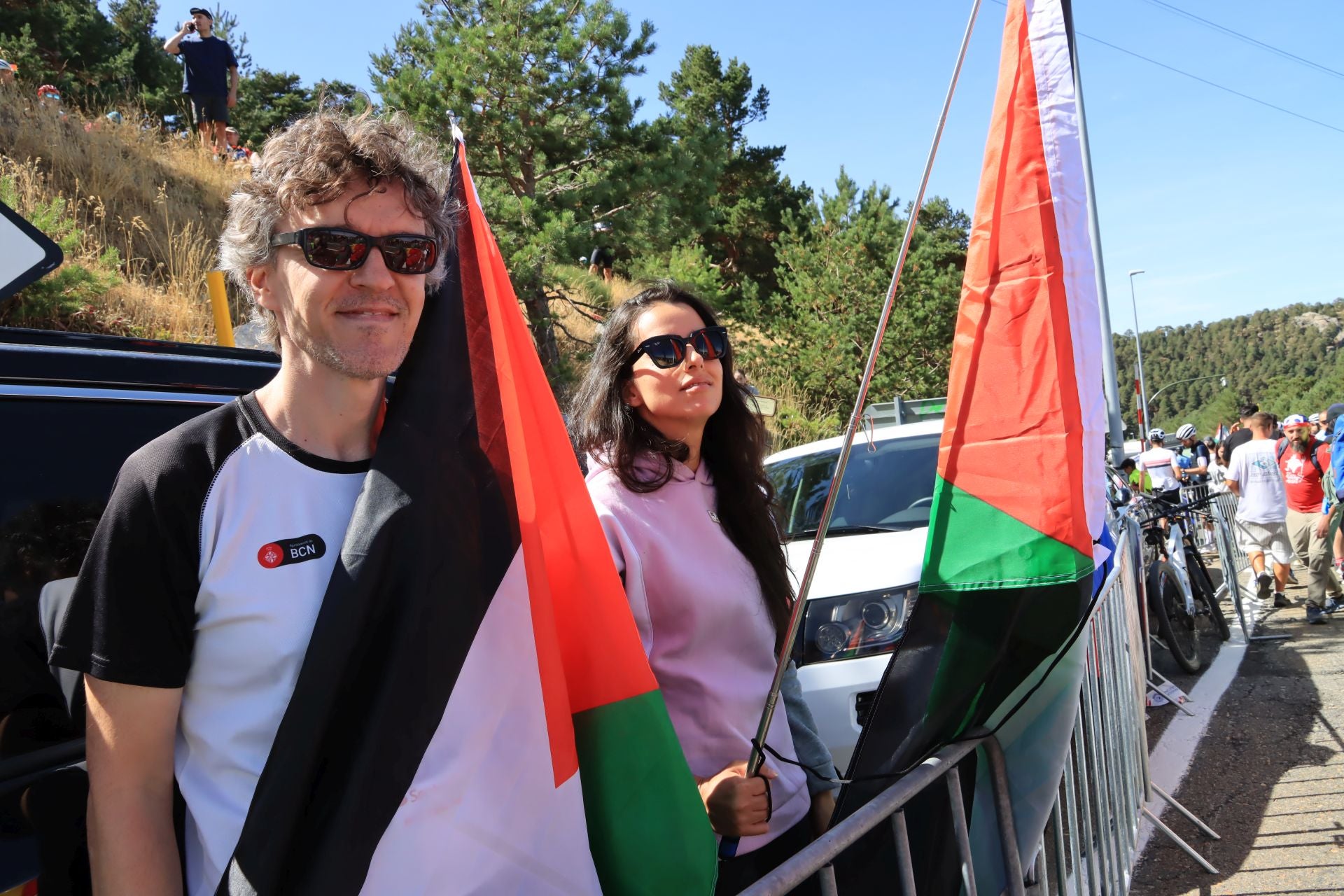 Fotos de la Vuelta en el Puerto de Navacerrada