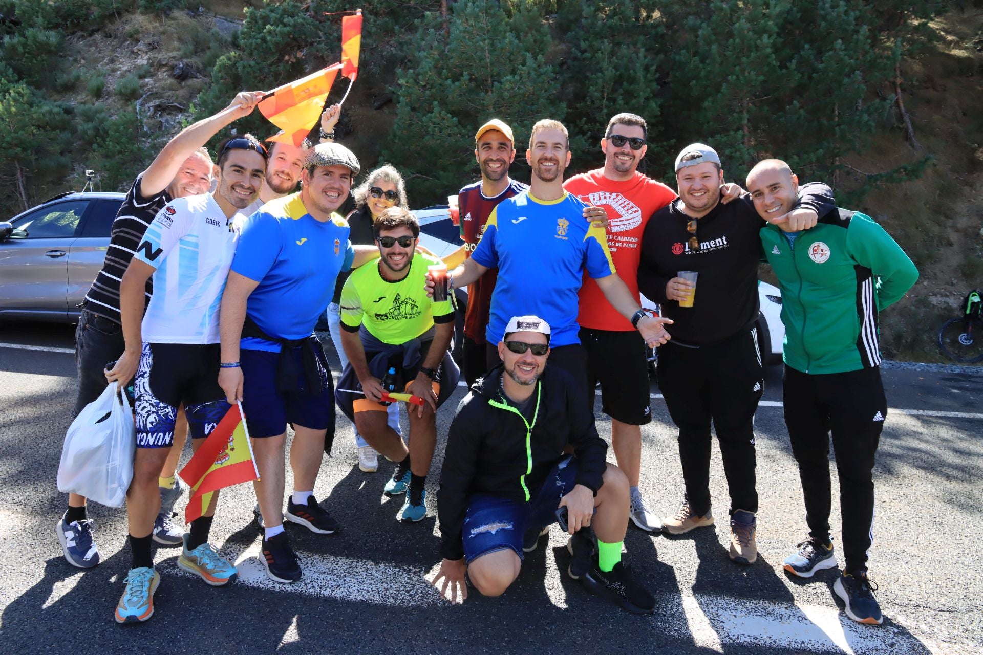 Fotos de la Vuelta en el Puerto de Navacerrada