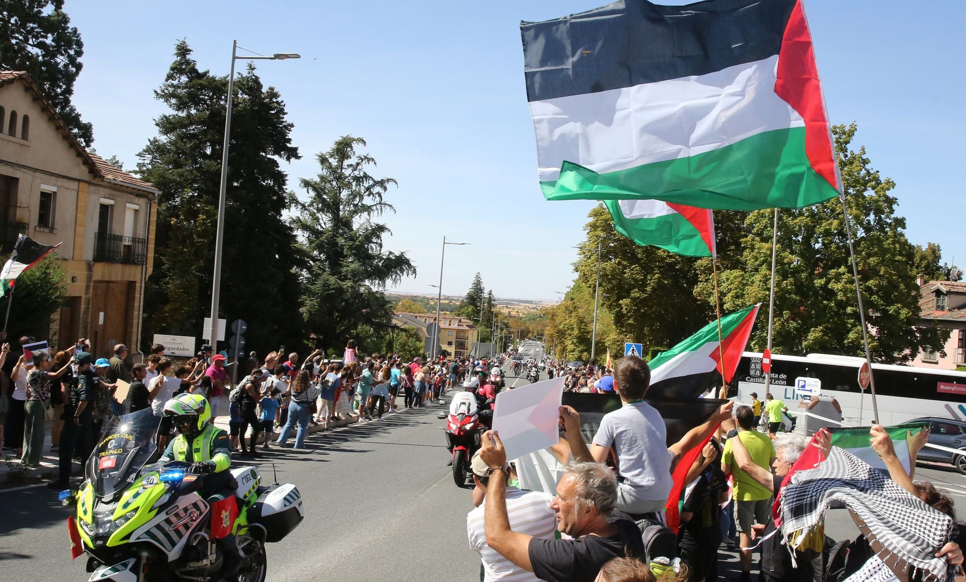 Fotografías de La Vuelta a su paso por Segovia