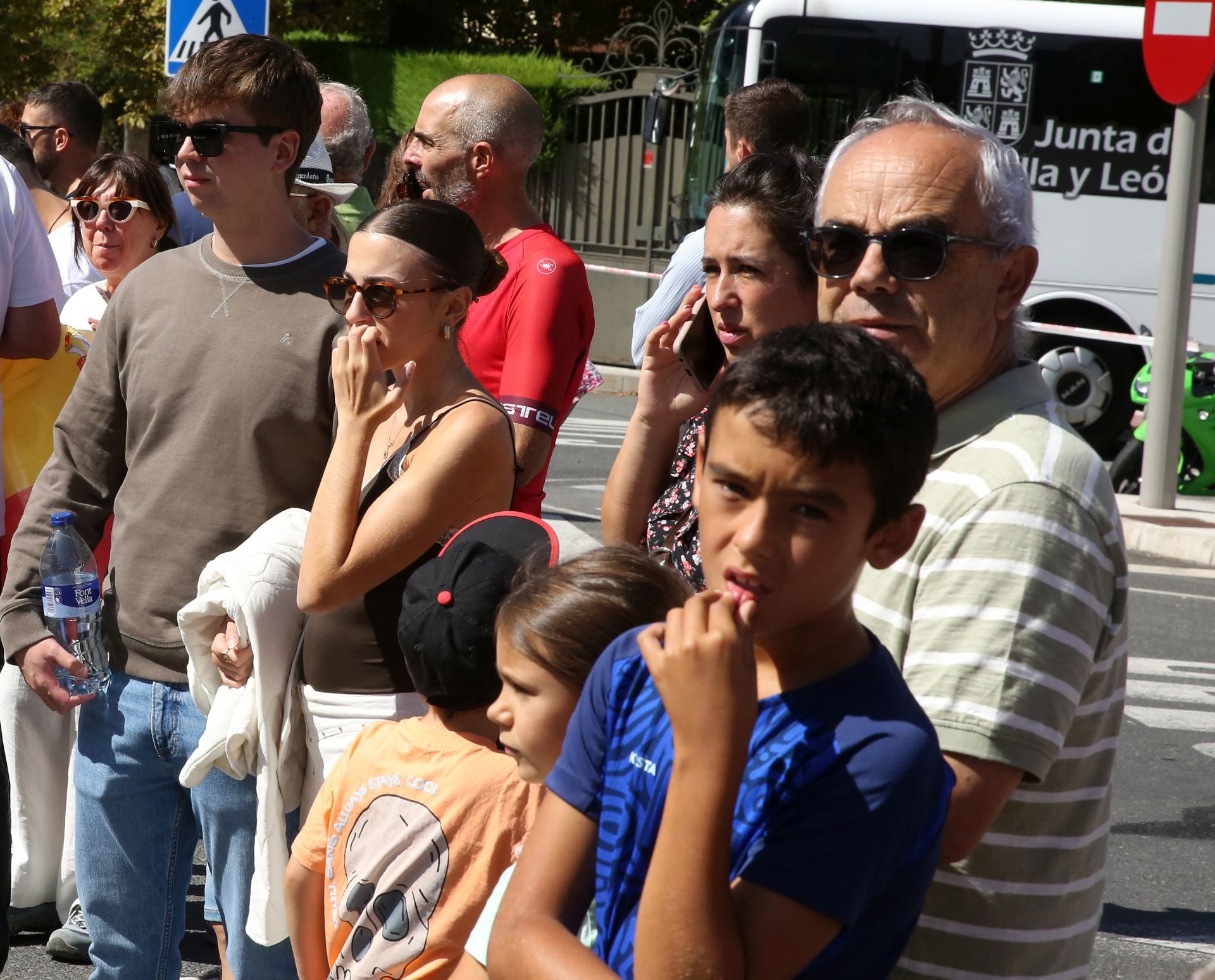 Fotografías de La Vuelta a su paso por Segovia