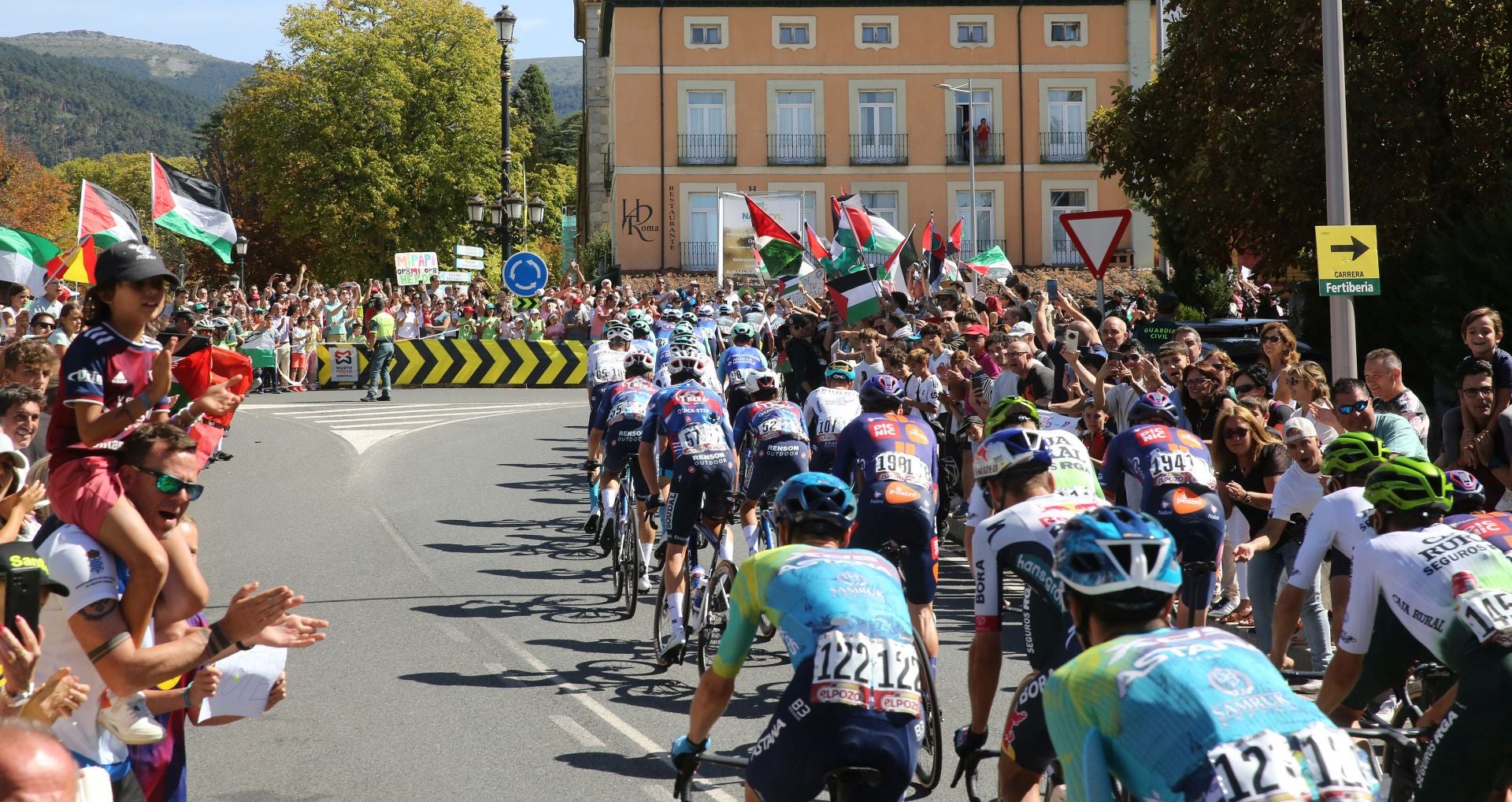 Fotografías de La Vuelta a su paso por Segovia