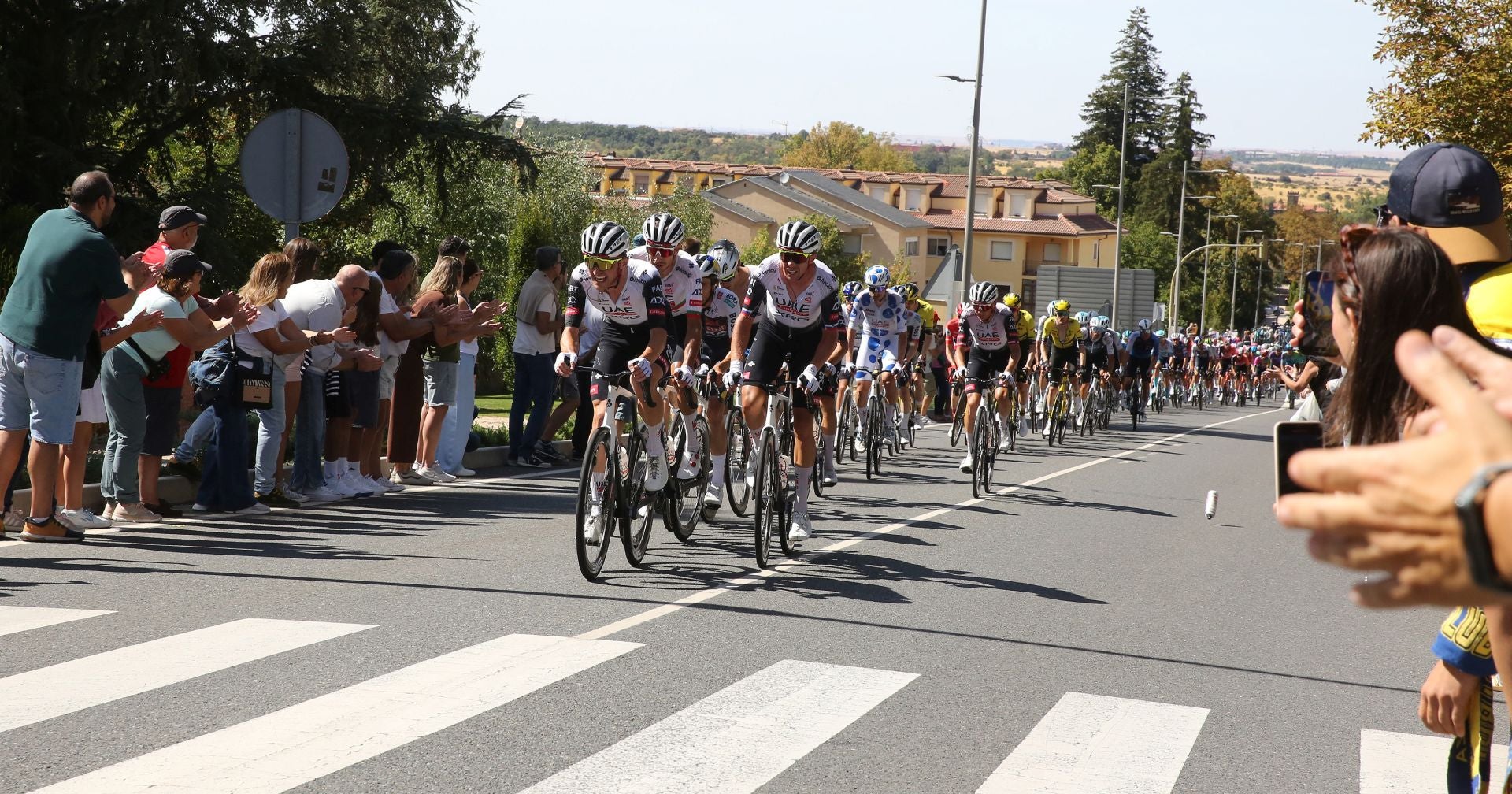 Fotografías de La Vuelta a su paso por Segovia