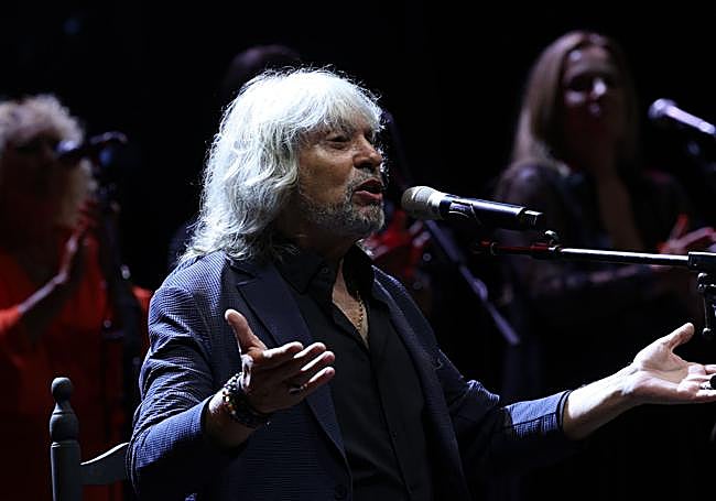 José Mercé reservó la parte central del concierto para el flamenco tradicional.
