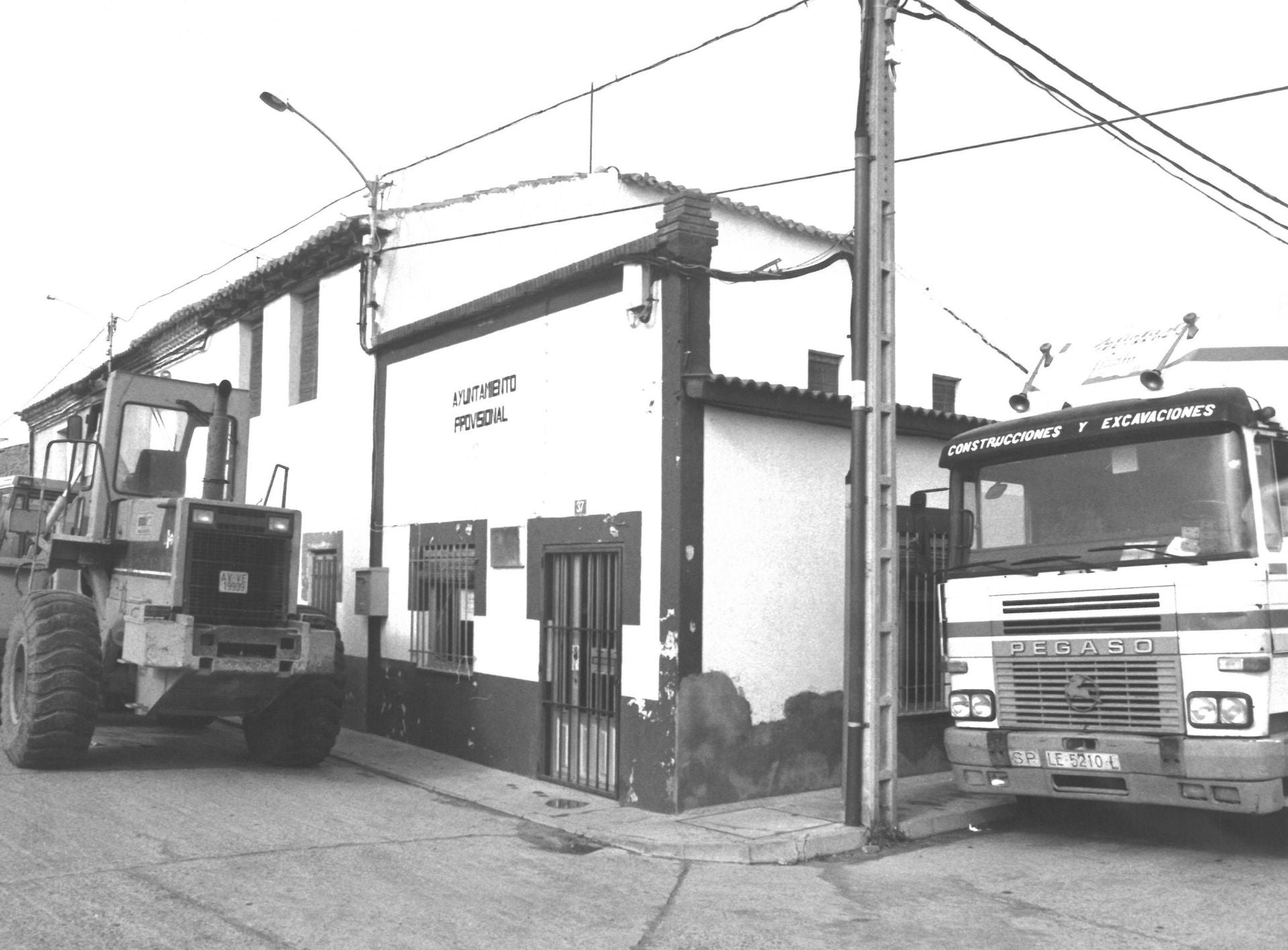 El Ayuntamiento provisional en una imagen de febrero de 1994.