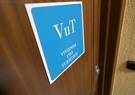 Imagen de archivo de una vivienda de uso turístico en Castilla y León.