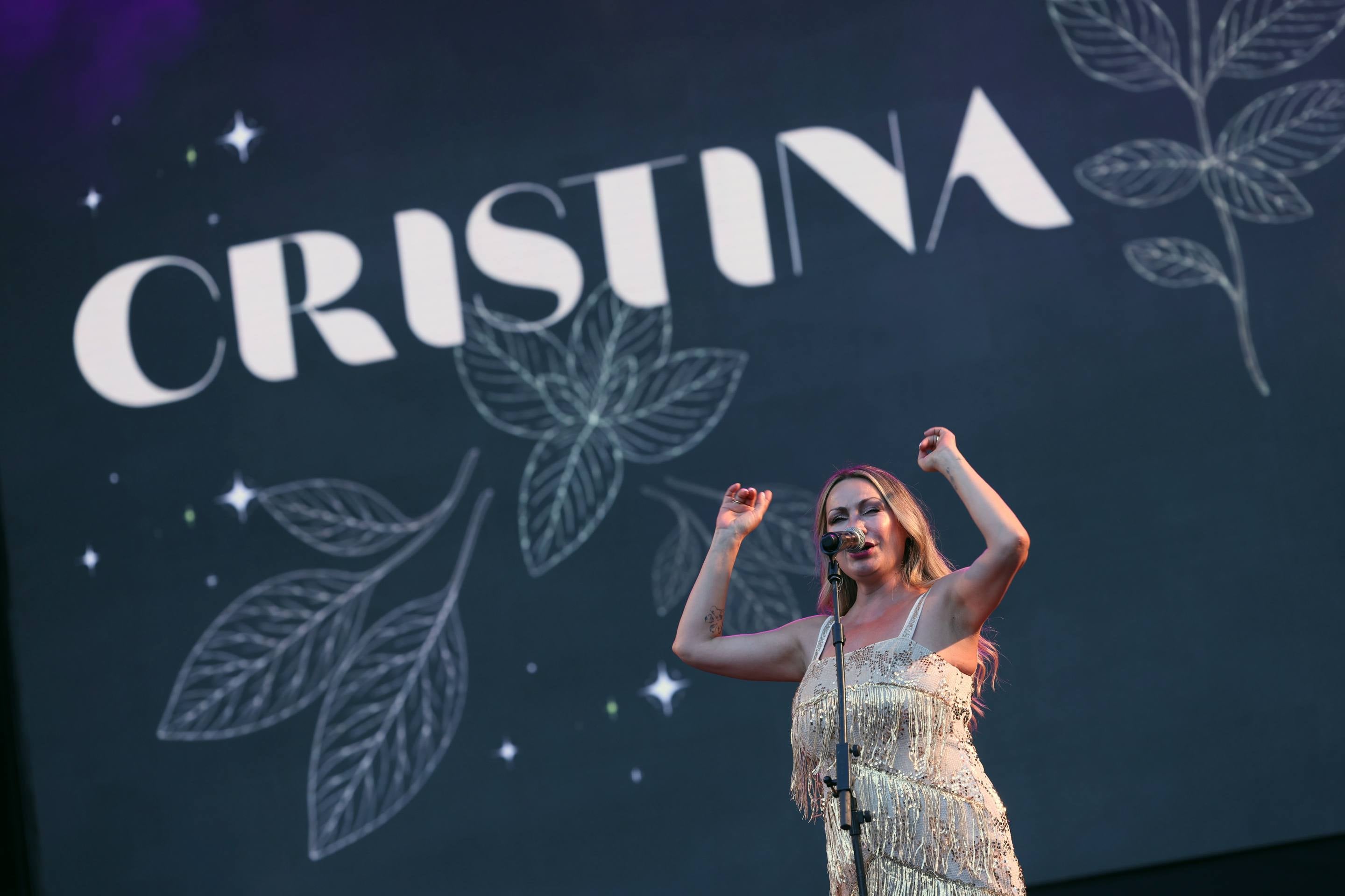 La actuación de Cristina Lázaro, en imágenes