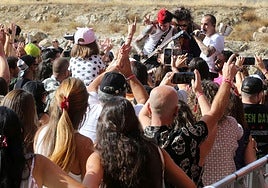 El público disfrutó con cada una de las canciones.