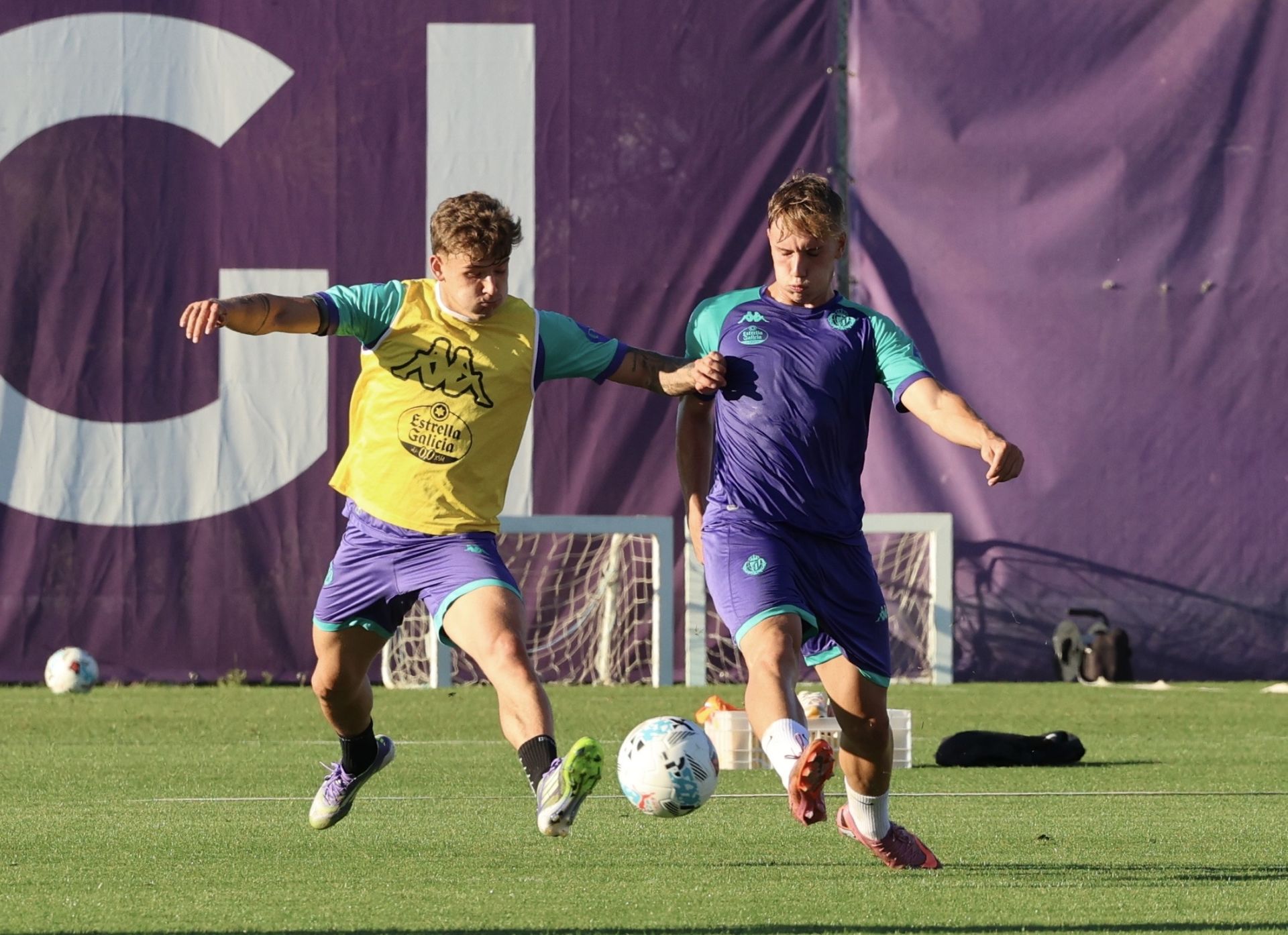 El entrenamiento de este lunes del Real Valladolid en imágenes