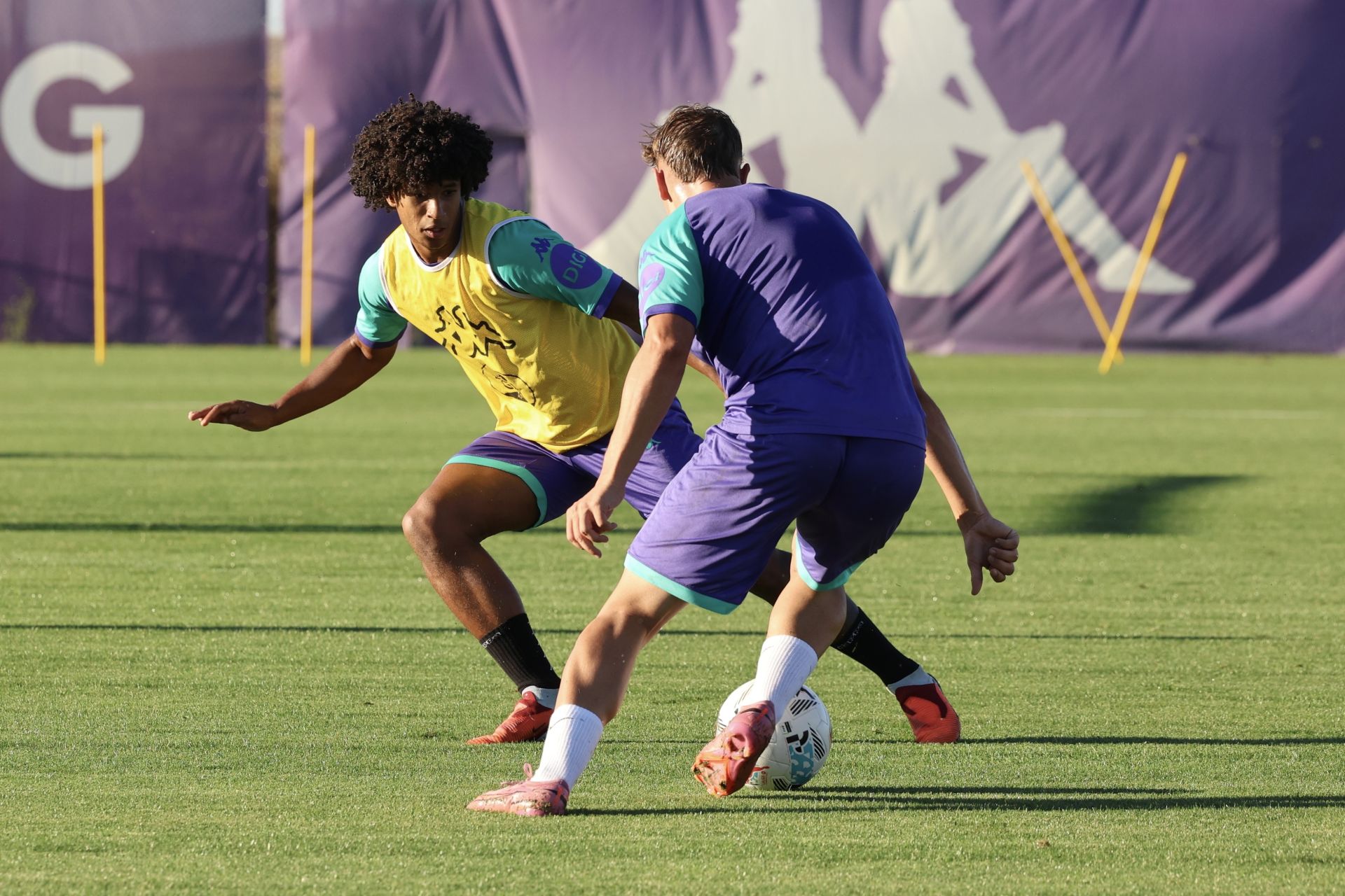 El entrenamiento de este lunes del Real Valladolid en imágenes