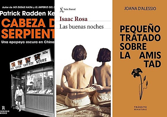 Las portadas de los libros recomendados de la semana.