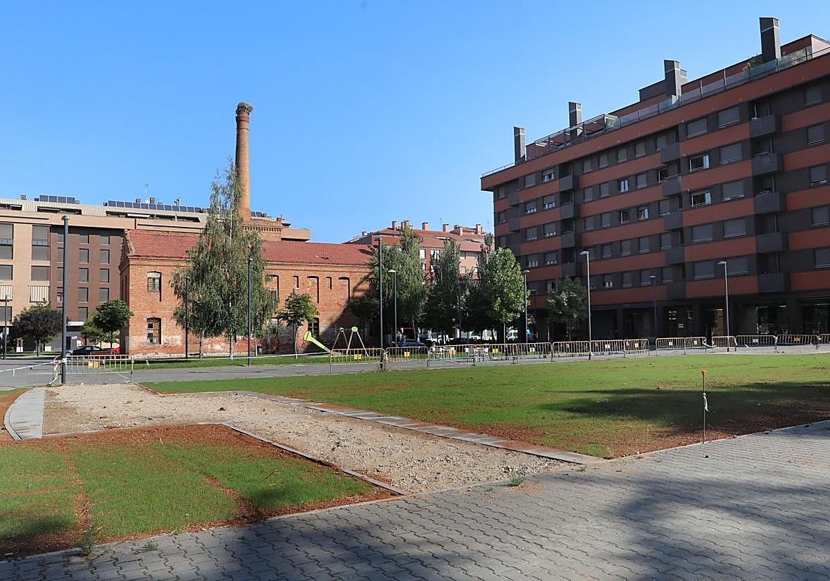 Zona posterior de la Alcoholera, todavía en obras.