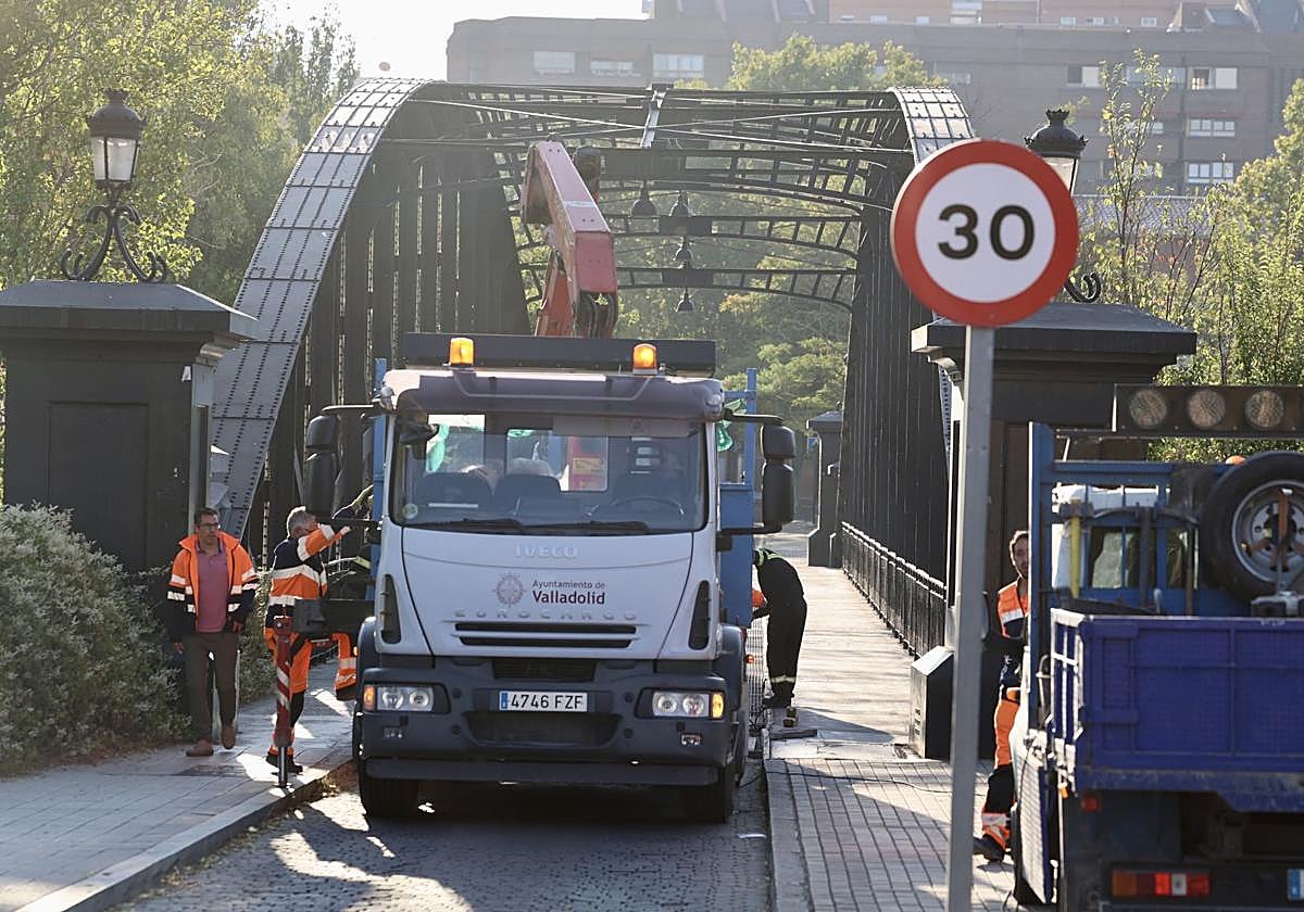 El Puente Colgante, cortado al tráfico