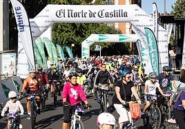 Participantes en la última edición de El Día de la Bici