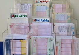Una administración de Loterías, en una imagen de archivo.