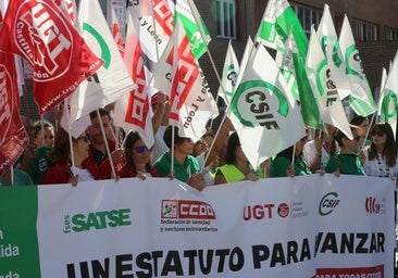 El personal sanitario protesta contra un estatuto marco que tacha de «insuficiente»