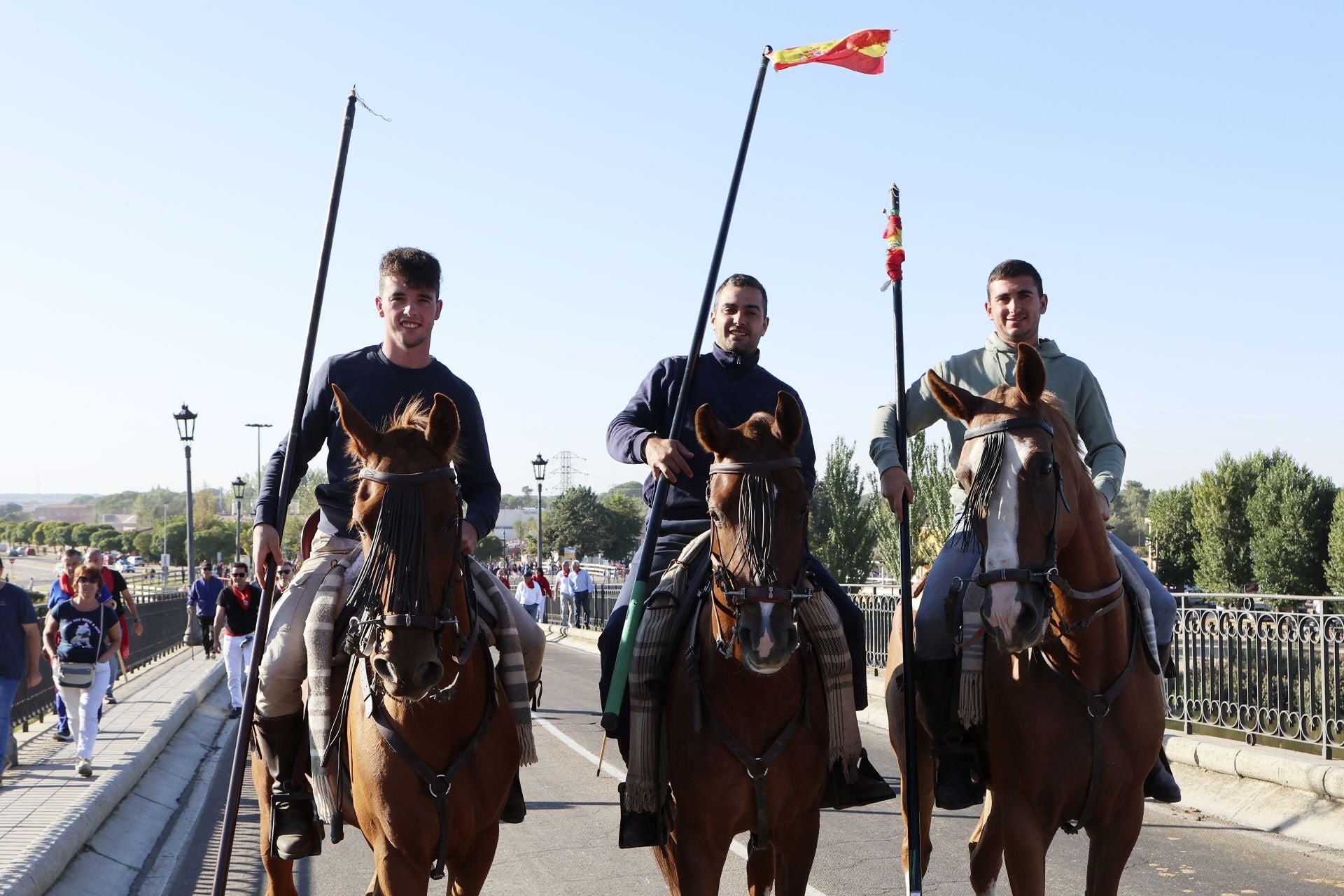 El encierro mixto de Tordesillas, en imágenes