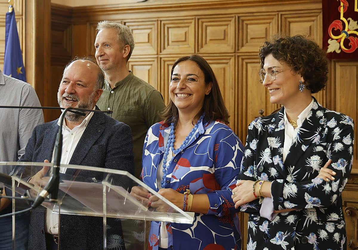 Intervención de Miriam Andrés tras la ruptura del pacto con Vamos Palencia.