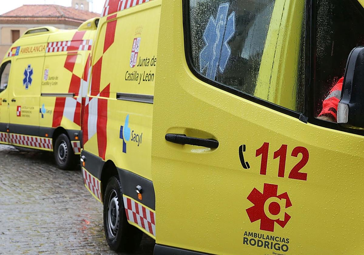 Ambulancias del 112 en una imagen de archivo.