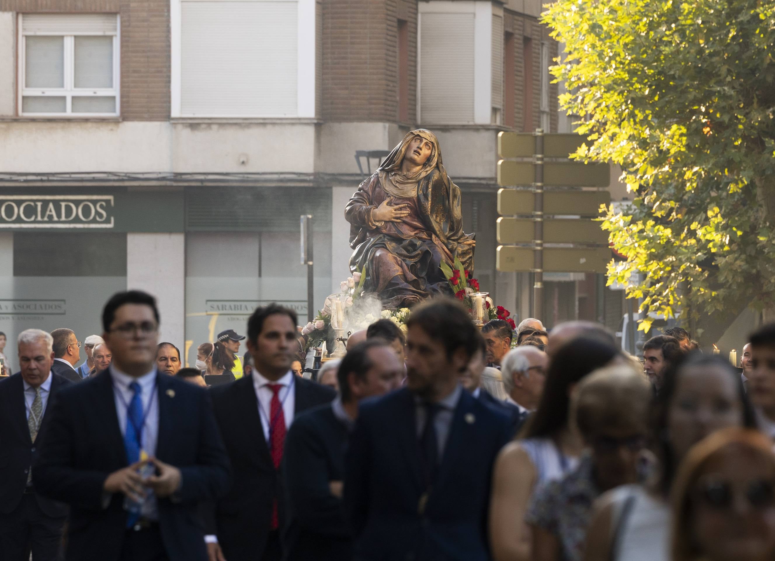 Las imágenes de la procesión de Nuestra Señora de las Angustias