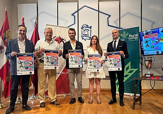 Presentación de la Copa en la sede de la Diputación de Valladolid.