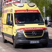 Imagen de archivo de una ambulancia del 112.