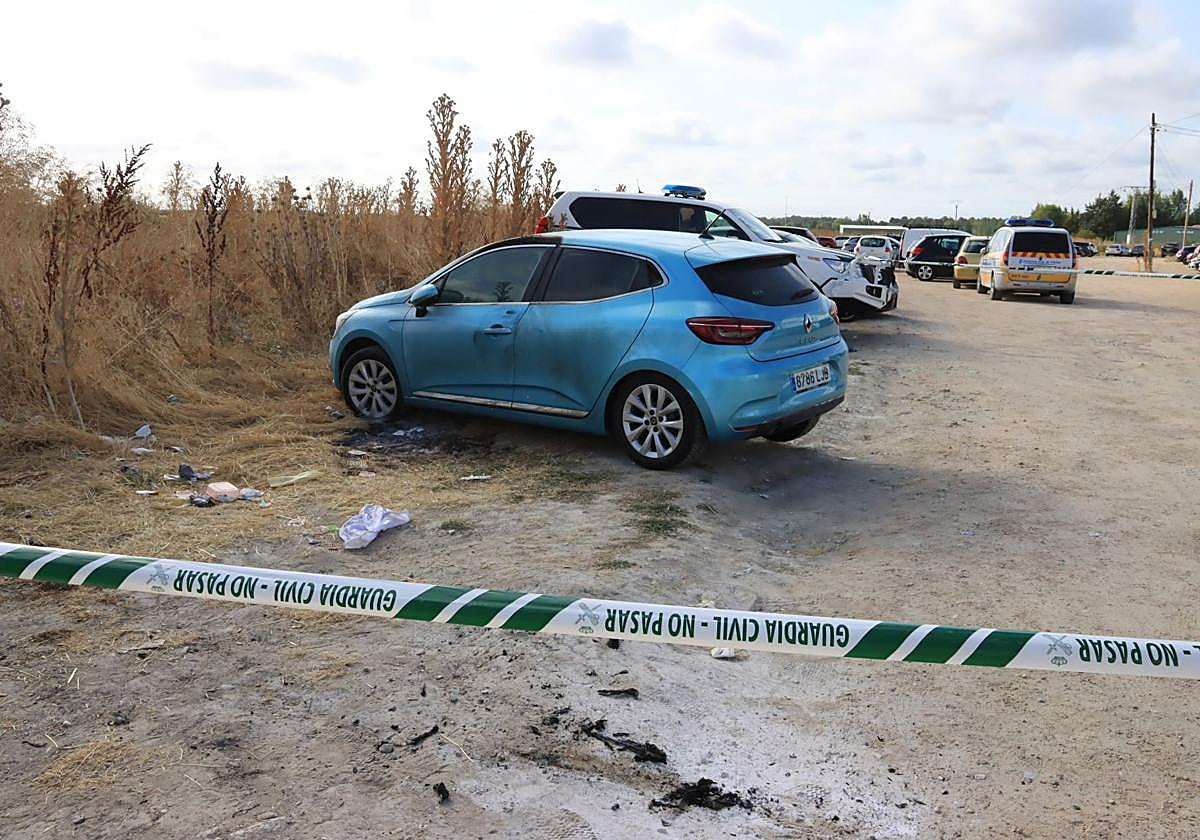 Coche donde tuvo lugar el intento de homicidio el pasado 4 de septiembre.
