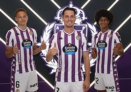 Lachuer, Tenés y Federico, el día de su presentación.