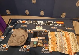 Imagen de lo incautado en los puntos de venta de El Carmen y Ave María.