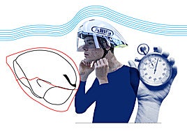 El nuevo casco de Iván Romeo que le da «entre 1 y 2 segundos» de mejora por kilómetro